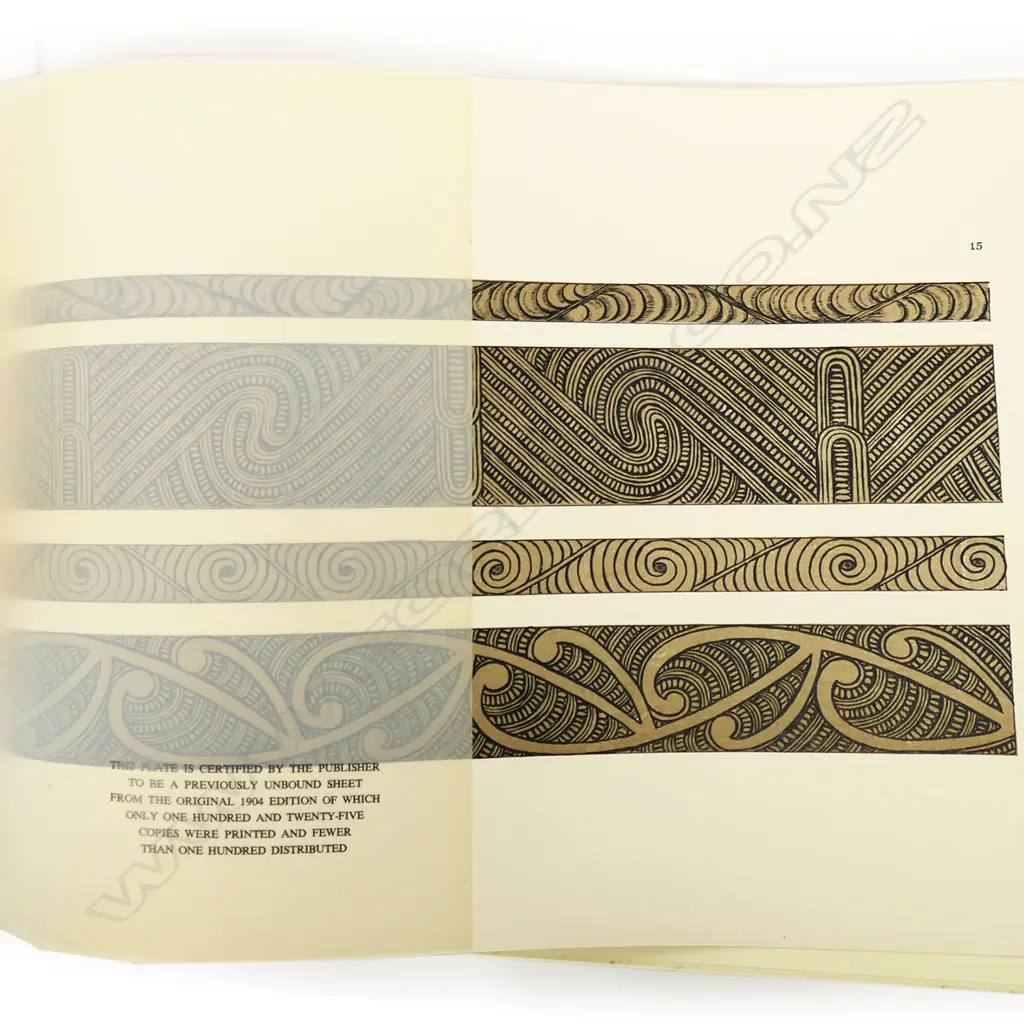 J H Menzies 'Māori Patterns Painted and Carved', Image 1++